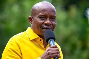Deputy President Prof Kithure Kindiki speaking at Banana area in Kiambaa constituency on Tuesday, October 6, 2026. Photo/George Mugo>Justice Gauge