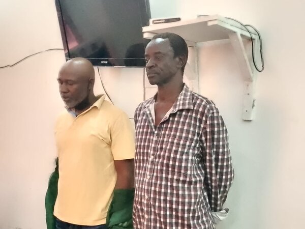 Two men charged with trafficking cocaine valued at KES 3.9 million