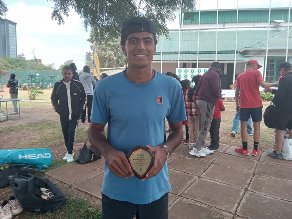 Spain-based Kenyan junior tennis sensation Zayyan Virani.