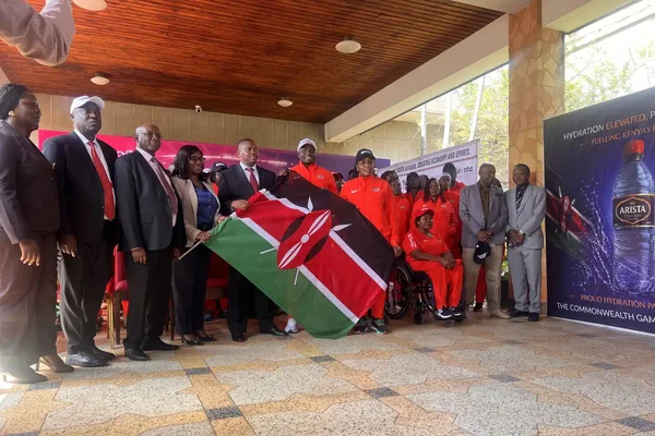 Team Kenya flagging off ceremony at Kasarani
