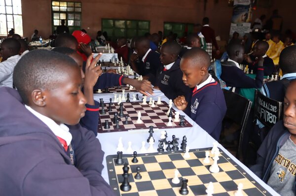 800 students take part in Trans-Nzoia regional chess tournament