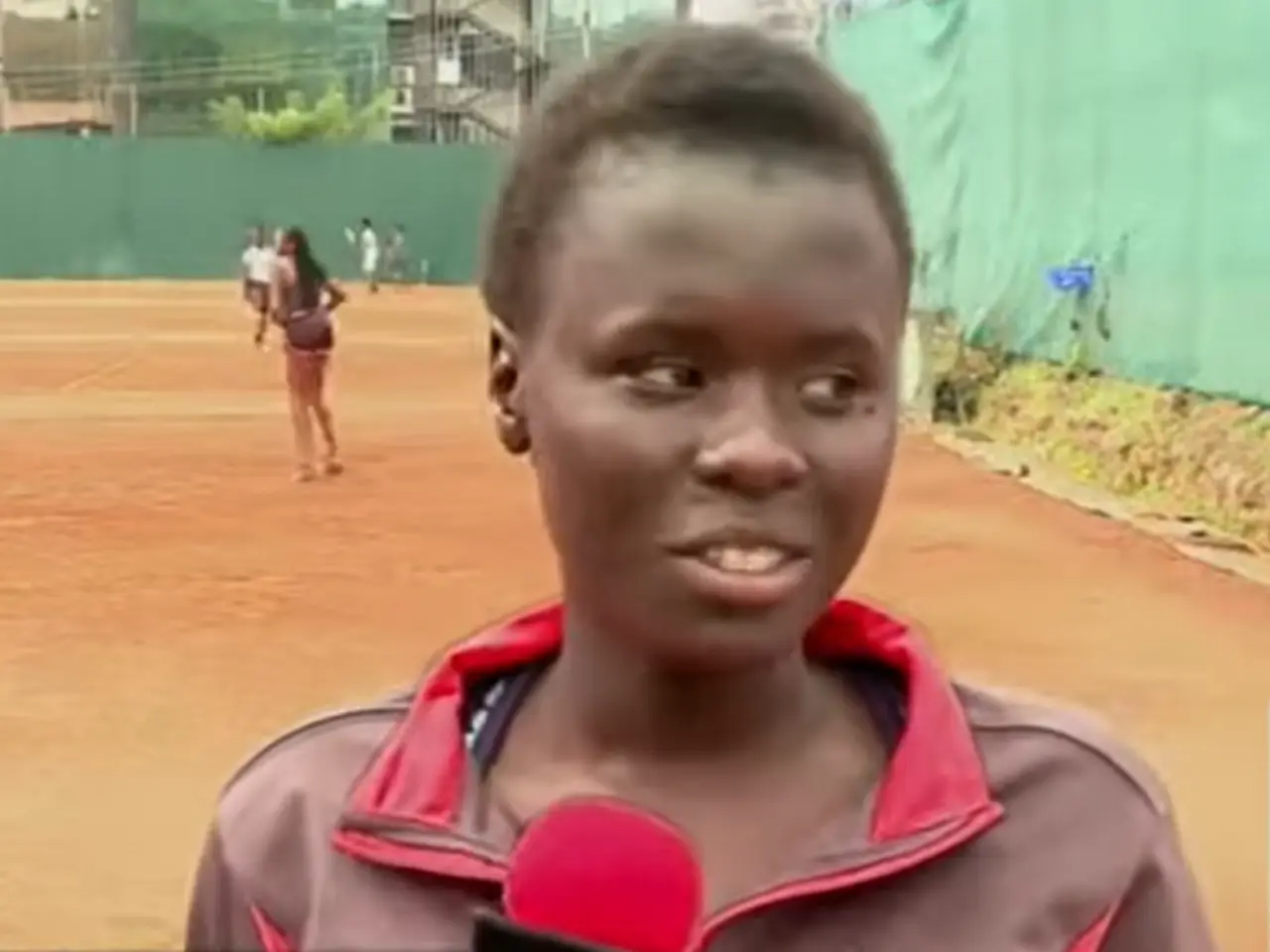 Kenya’s tennis star Seline Ahoya.