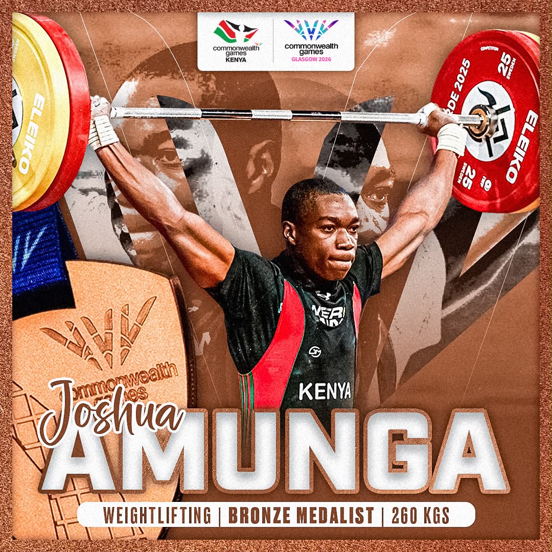 Weightlifter Joshua Amunga