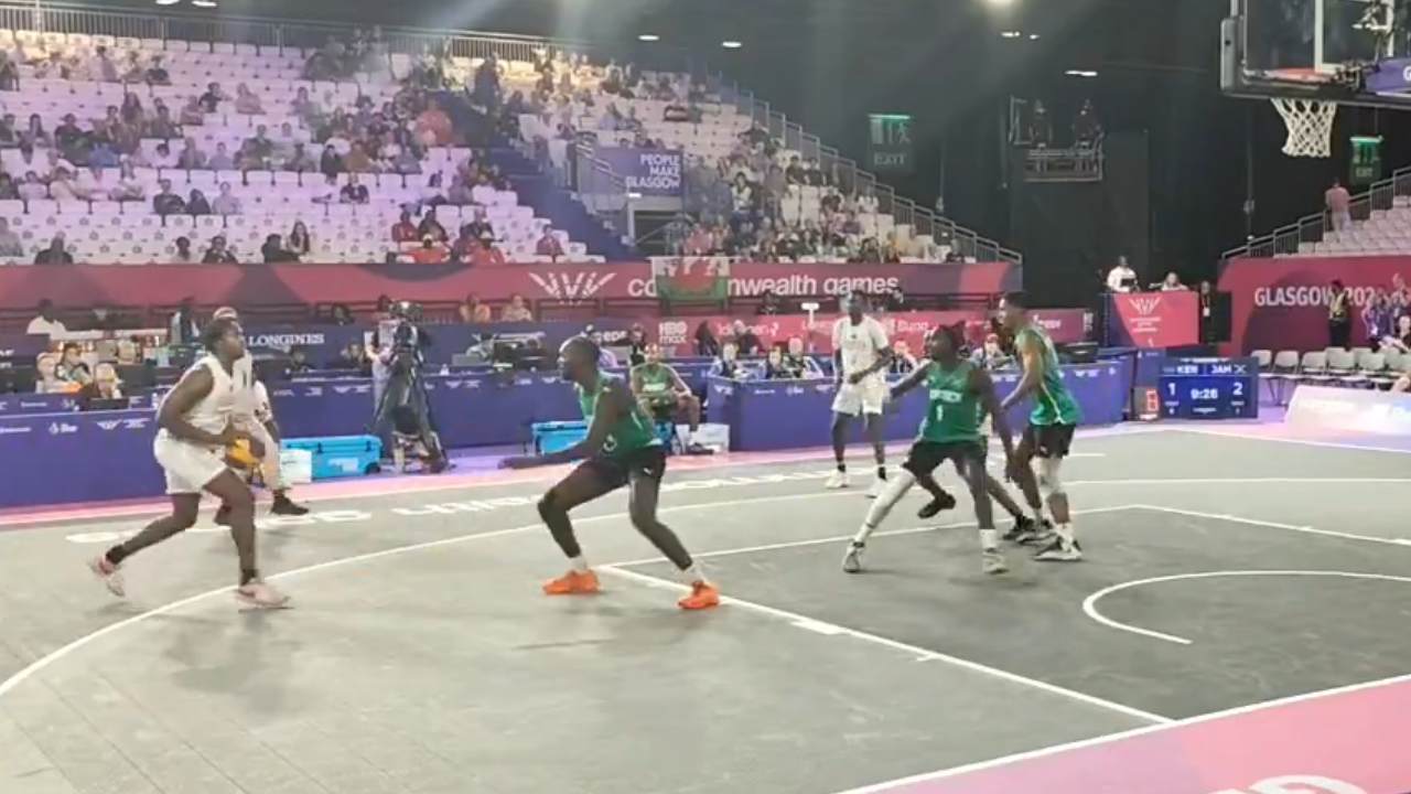Kenya’s 3x3 basketball men finally taste victory at Commonwealth Games after thrashing Jamaica