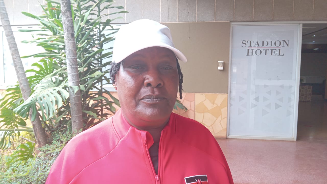 Kenya women’s netball coach Evelyn Cherono 