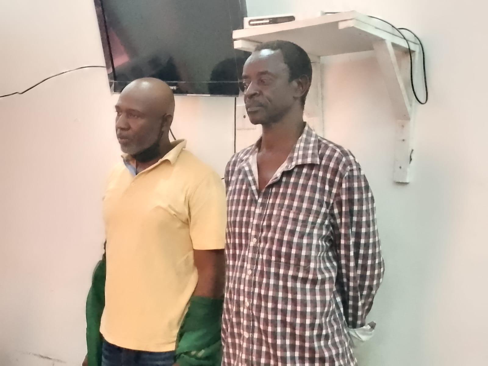 Two men charged with trafficking cocaine valued at KES 3.9 million
