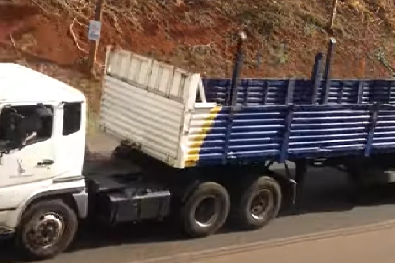 A Kenya Power truck.