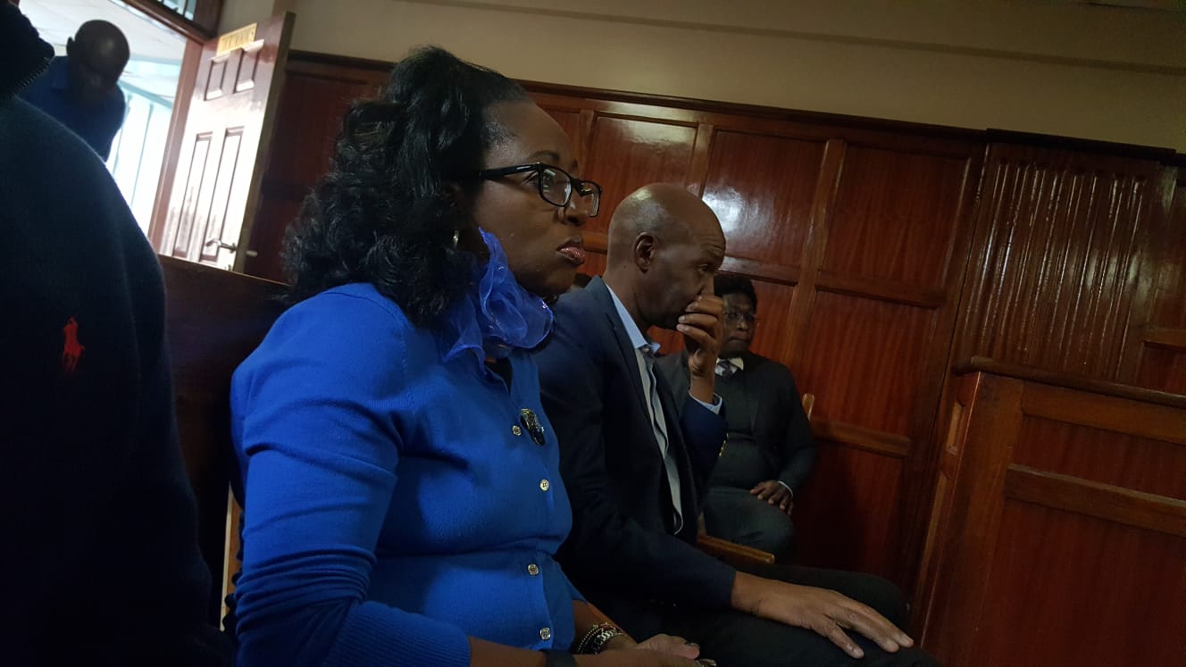 Maxine Wahome's parents follow proceedings