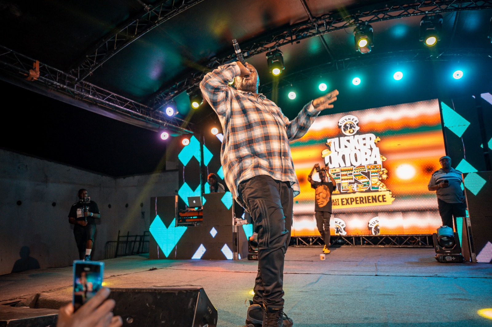 Artist Mejja during a past entertainment event