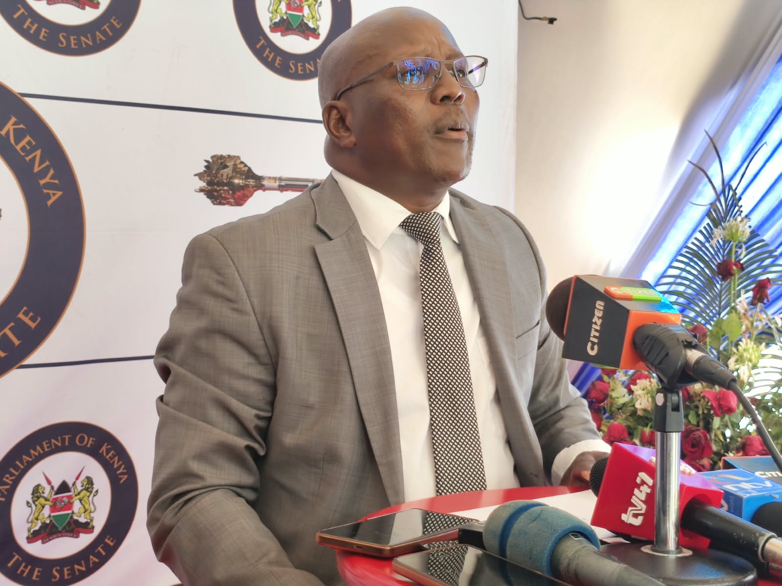 Kajiado Senator Lenku Senki. 