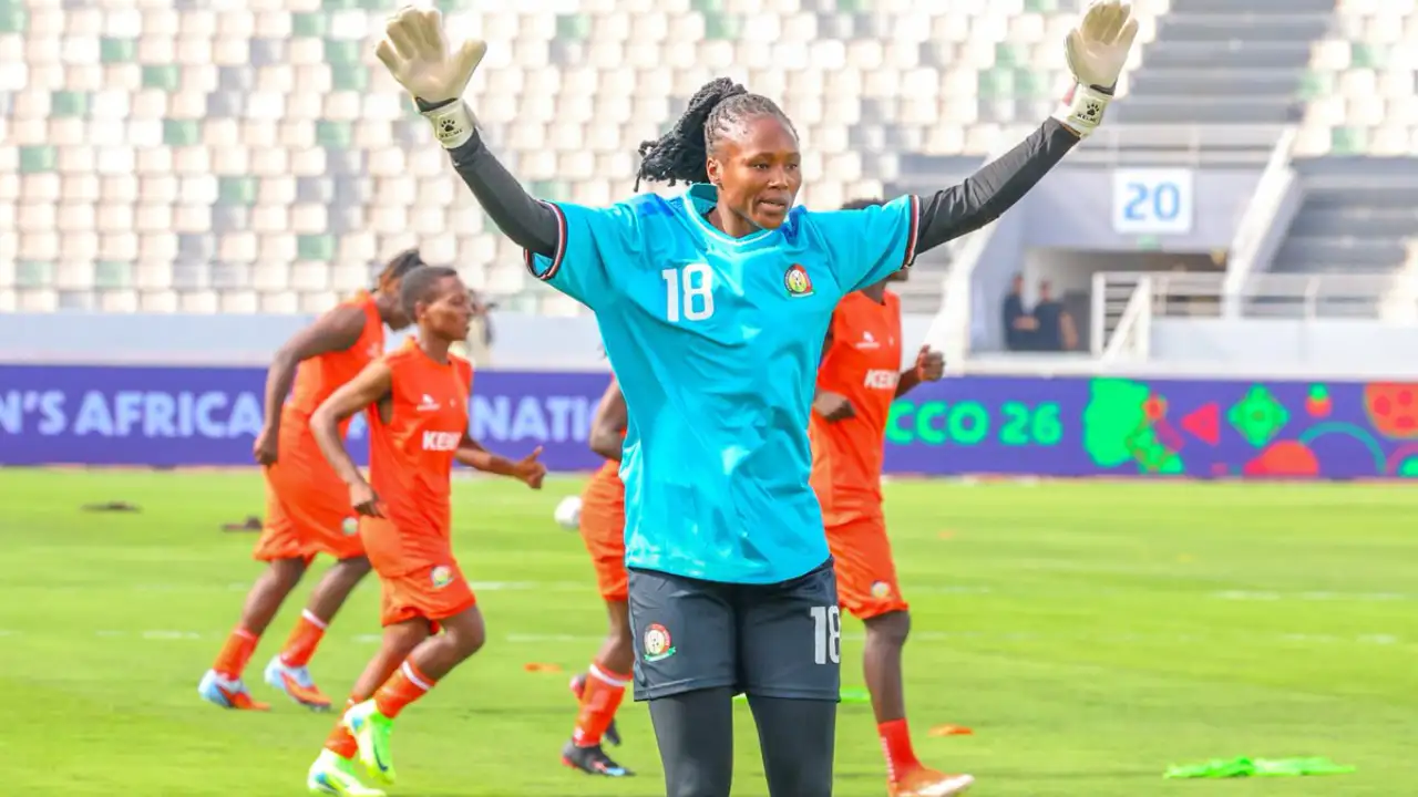 Harambee Starlets players during a training session on July 30, 2026